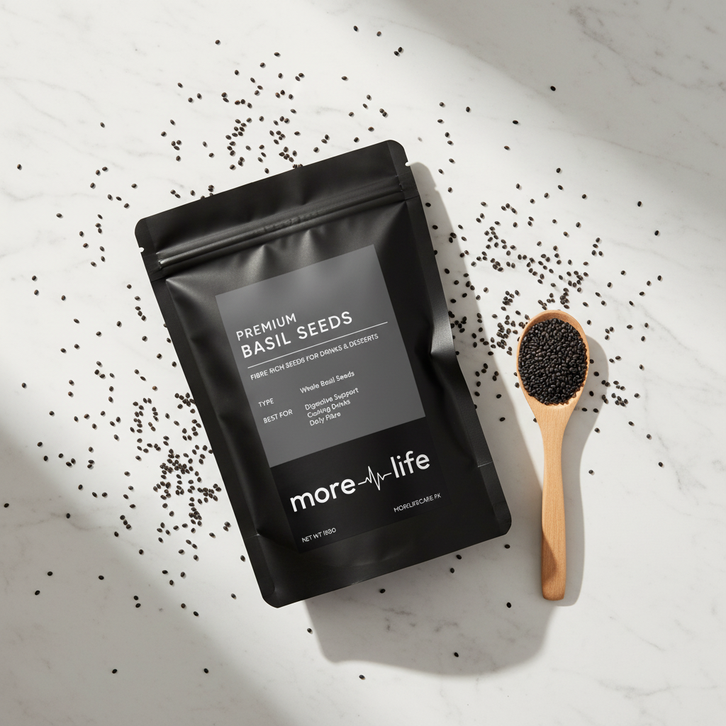 Basil Seeds Hero Flat Lay