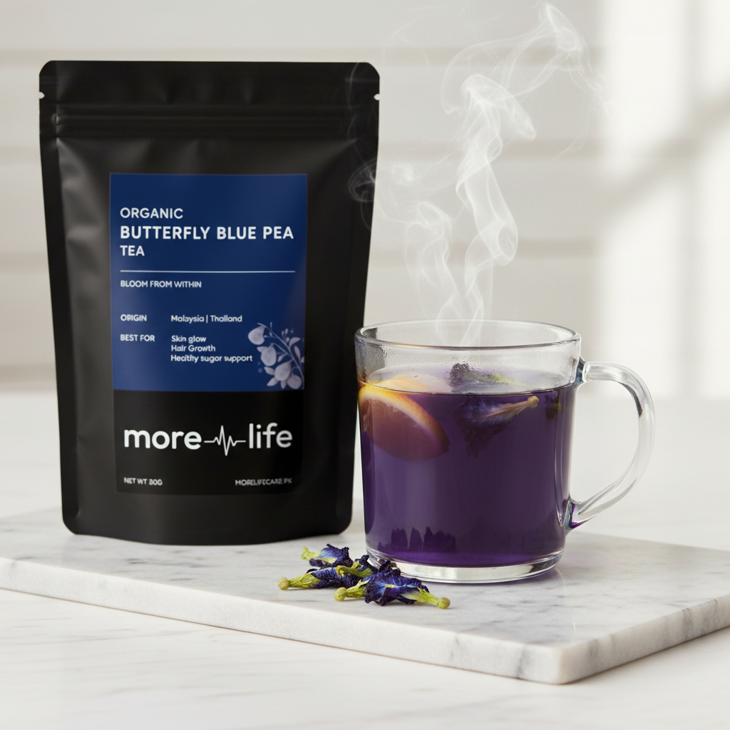 Butterfly Blue Pea Tea Color Change