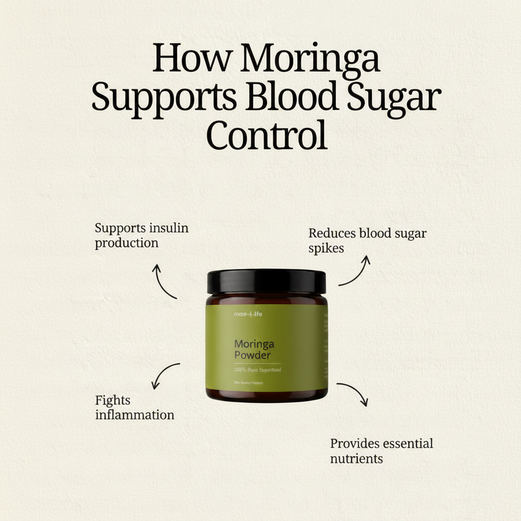 How Moringa Supports Blood Sugar Control - 1:1
