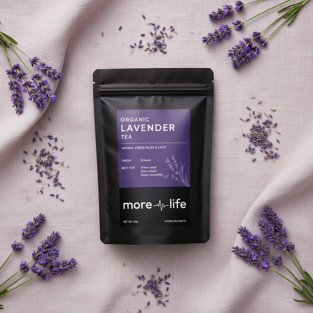 Lavender Tea Hero Flat Lay