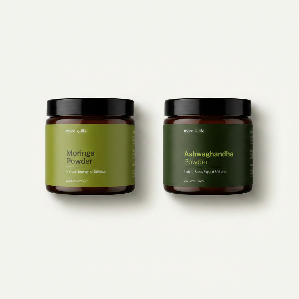 Moringa + Ashwaghandha Bundle – Smooth Labels