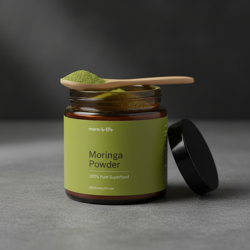 Moringa Powder Open Jar