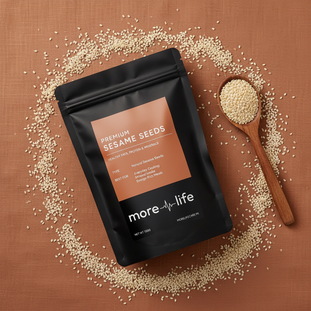Sesame Seeds Hero Flat Lay