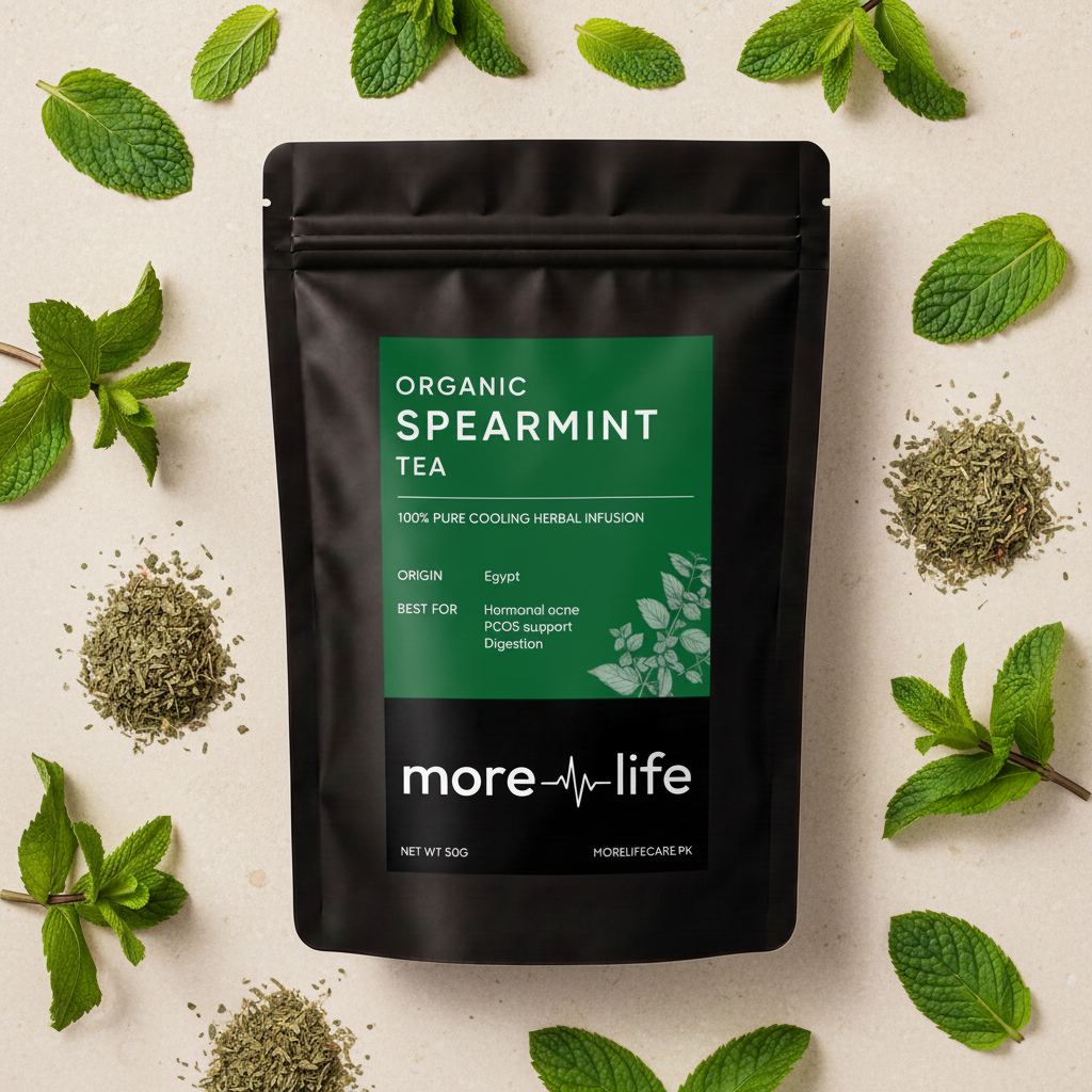 Spearmint Tea Hero Flat Lay